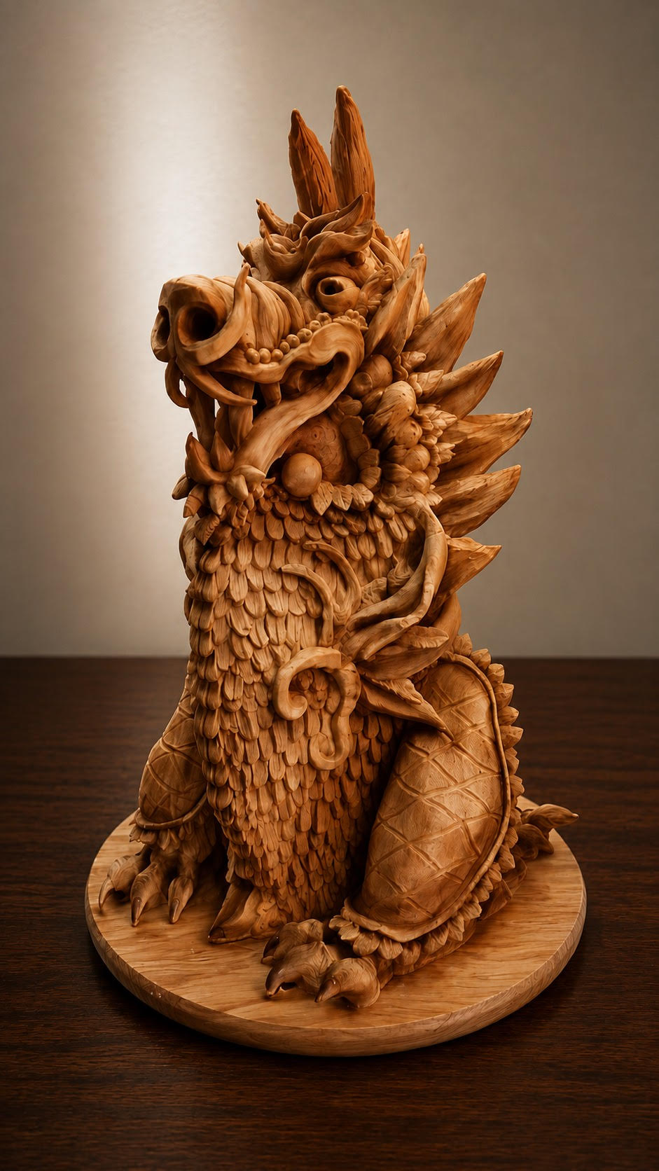 Dragon sugar sculpture